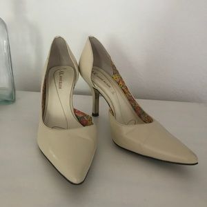 Cream pumps by Anne Klein